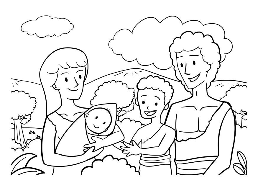 familie Malvorlage familie