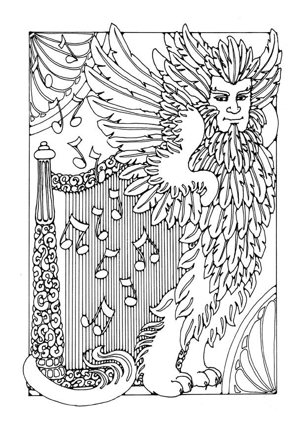 Malvorlage fantasietier