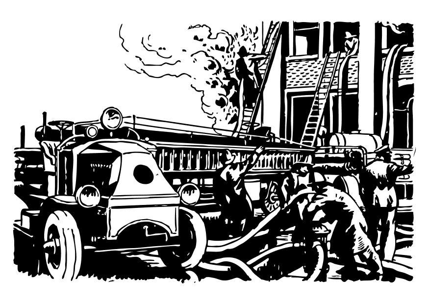 feuerwehr Malvorlage feuerwehr