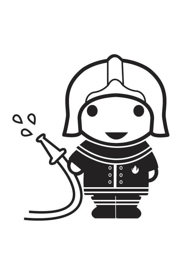 feuerwehrmann Malvorlage feuerwehrmann