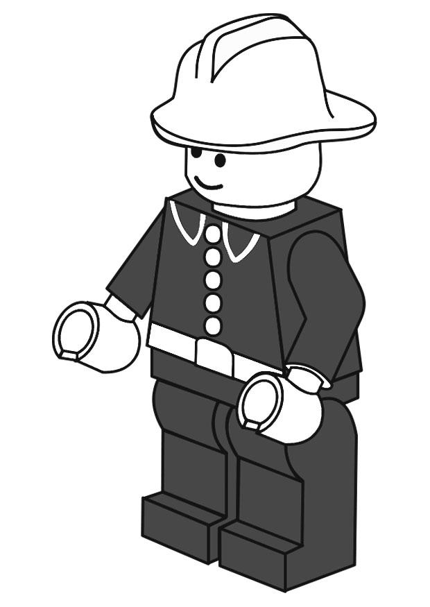 Malvorlage feuerwehrmann