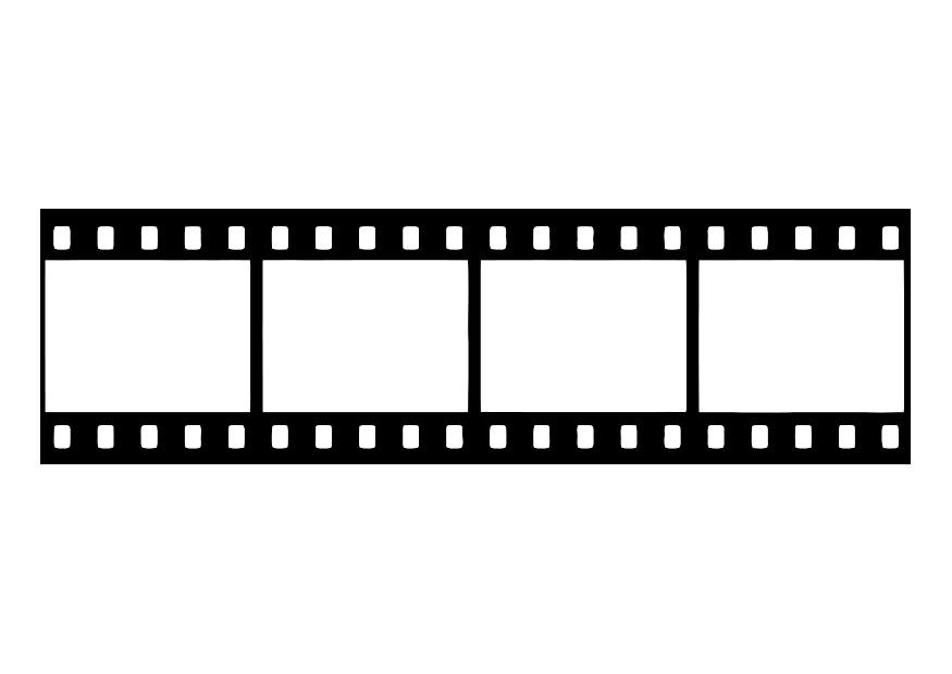 filmstreifen, filmnegativ Malvorlage filmstreifen, filmnegativ