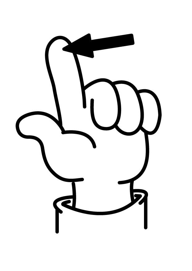 finger Malvorlage finger