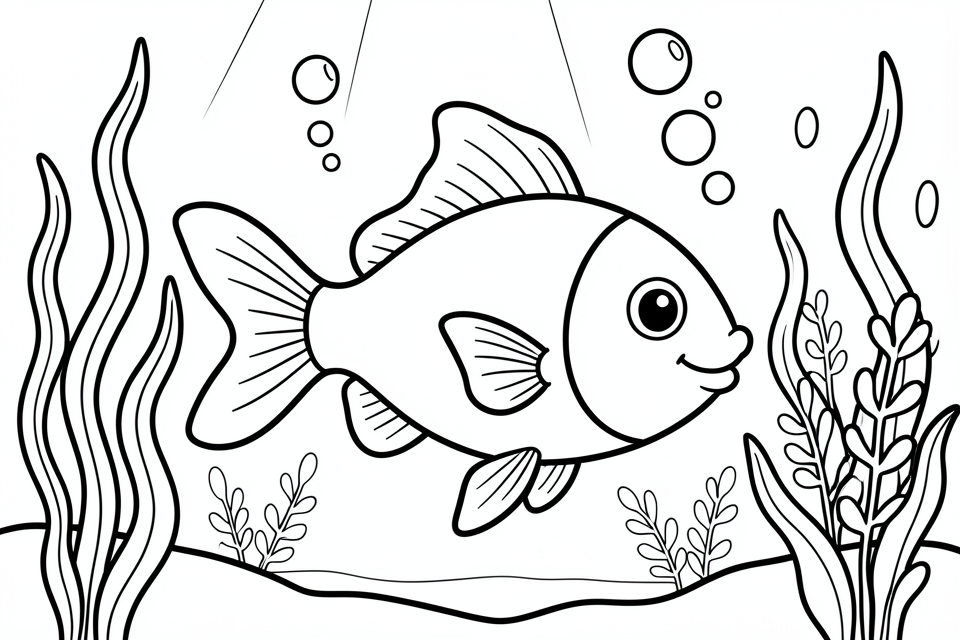 fische im wasser Malvorlage fische im wasser