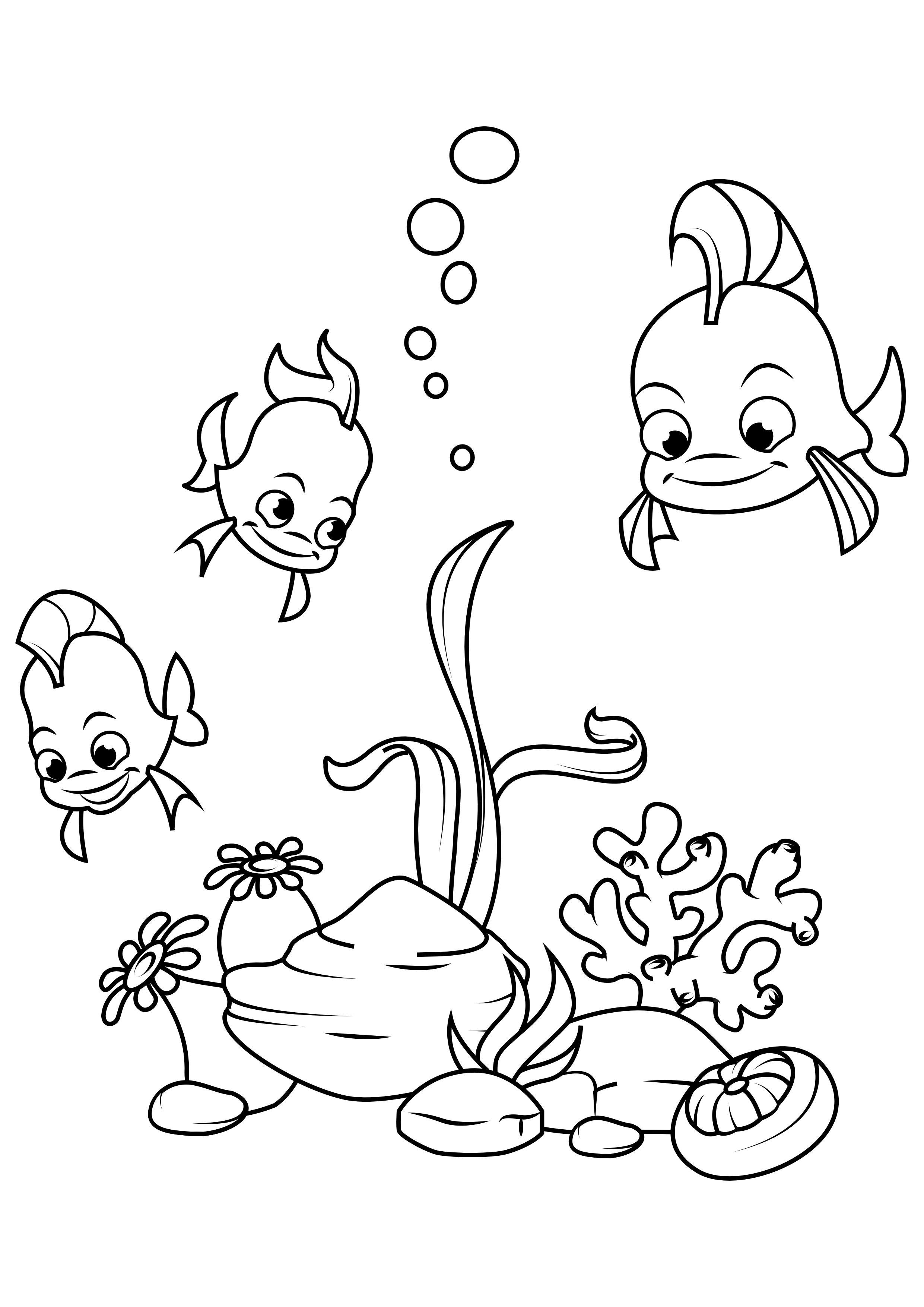 fischen sie mit freunden im meer Malvorlage fischen sie mit freunden im meer