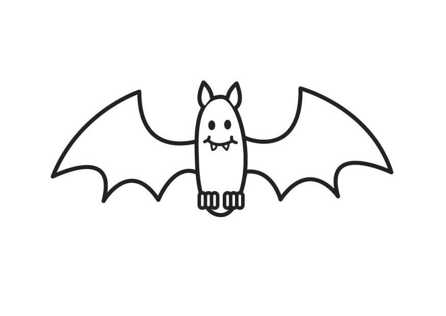 Malvorlage fledermaus