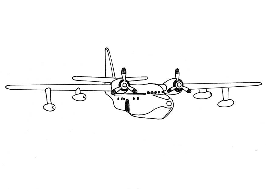 Malvorlage flugzeug