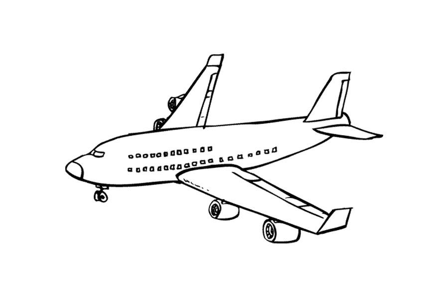 flugzeug Malvorlage flugzeug