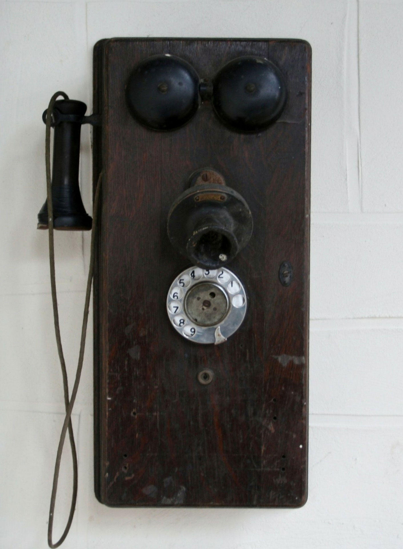 Foto altes telefon