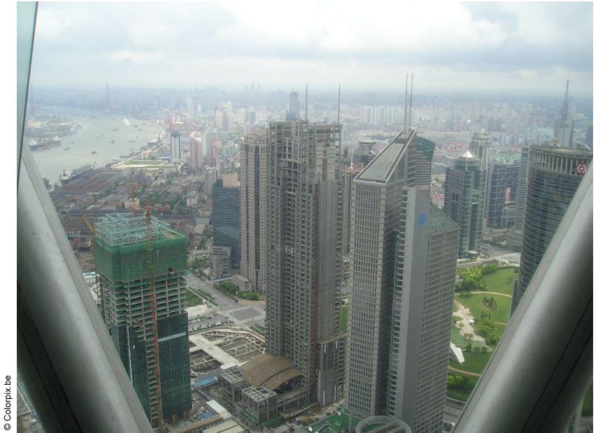 Foto blick auf shanghai