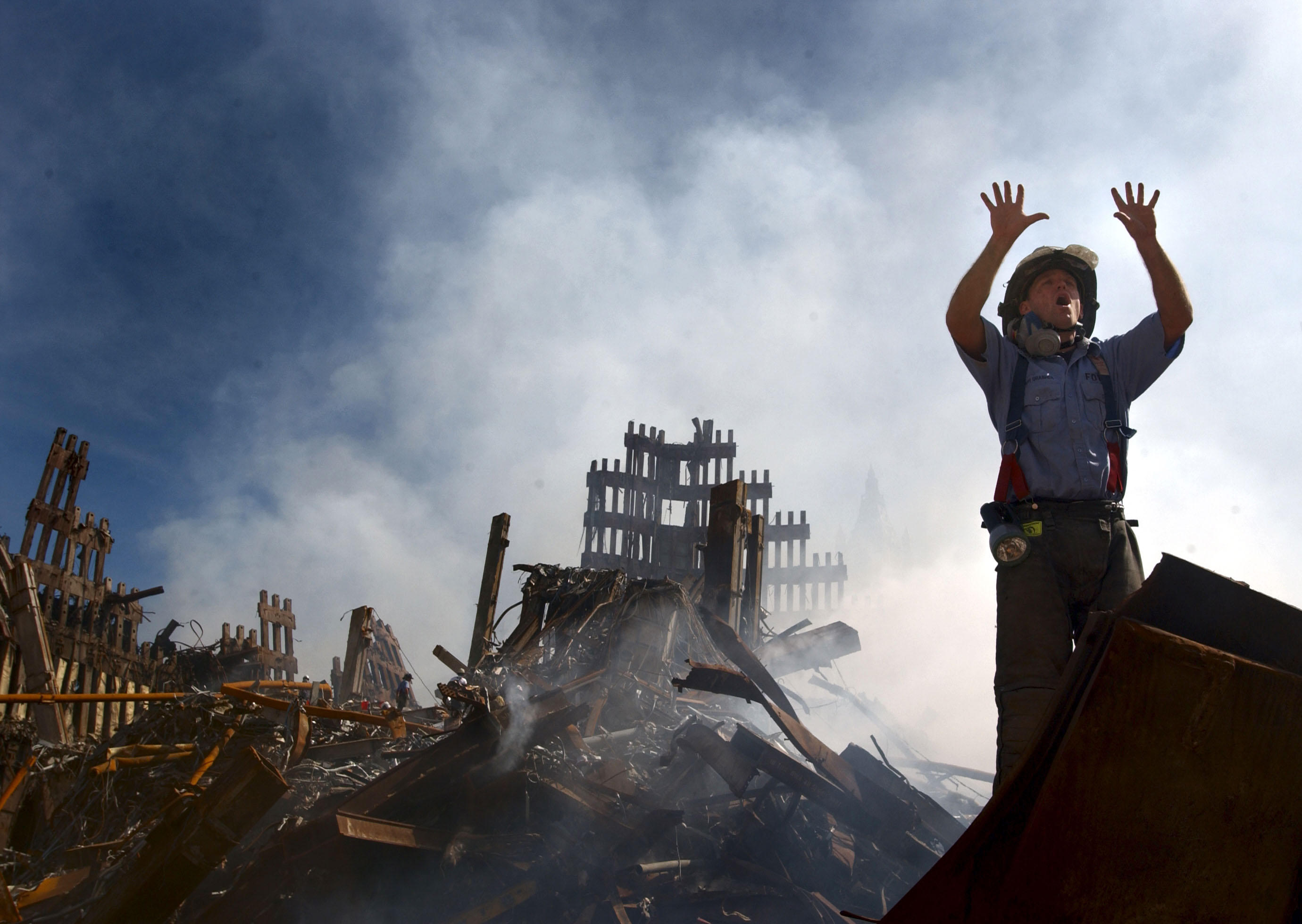 Foto feuerwehrmann wtc