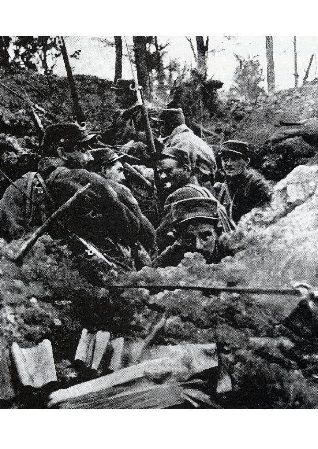 Foto im laufgraben 1918
