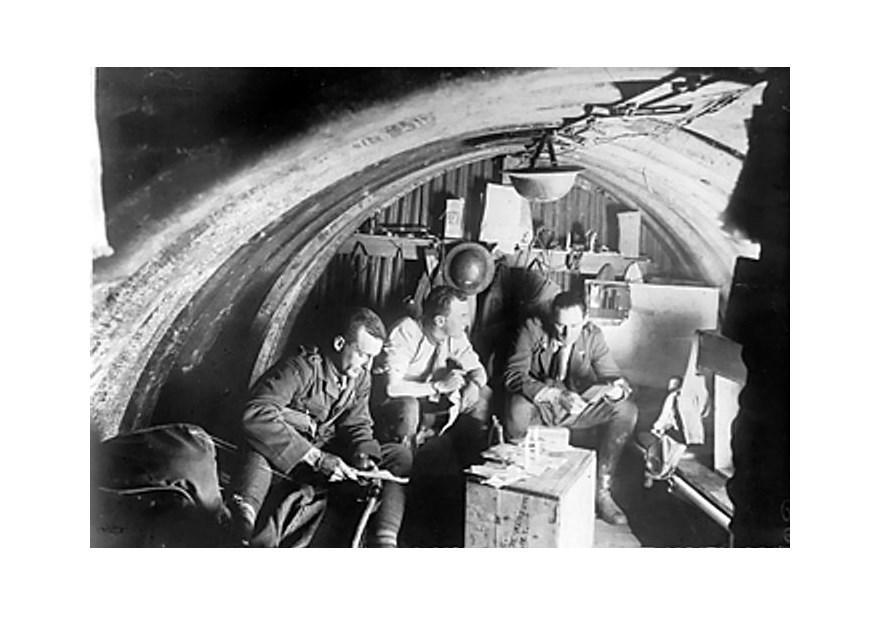 Foto in einem bunker