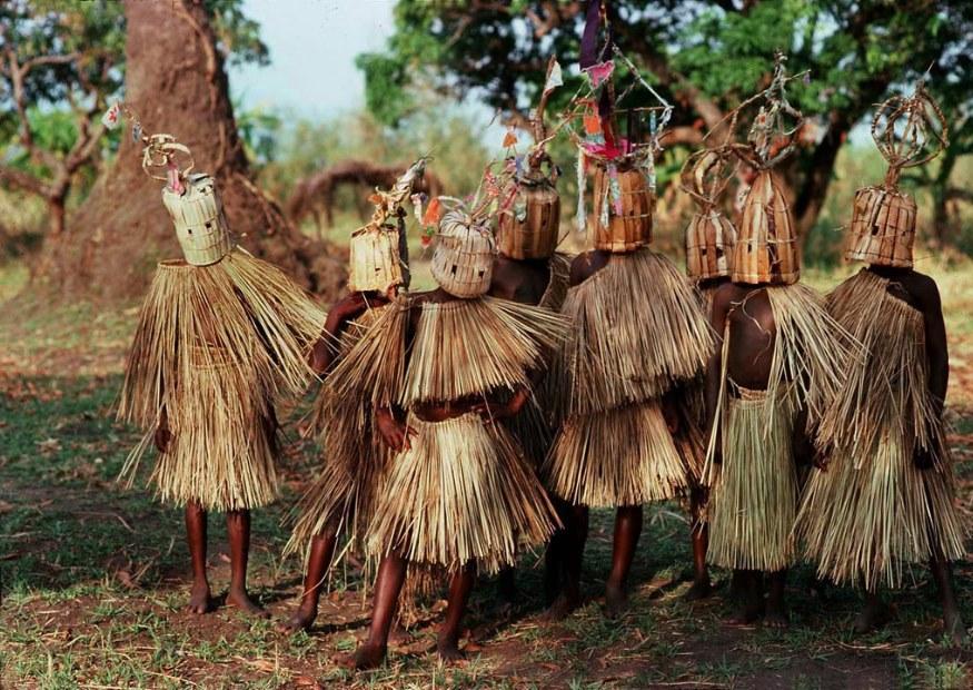 Foto initiationsritual in malawi, afrika