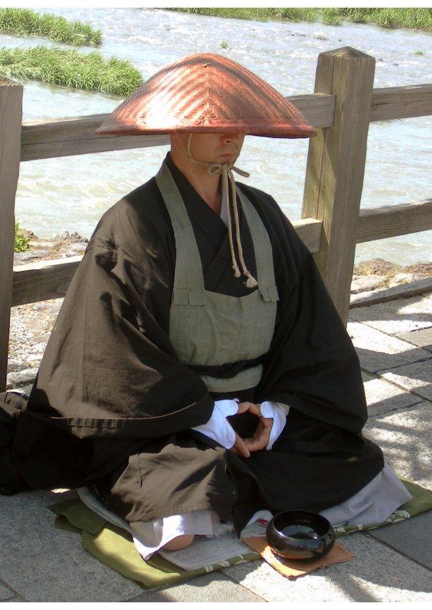 Foto japanischer budhistischer mA¶nch