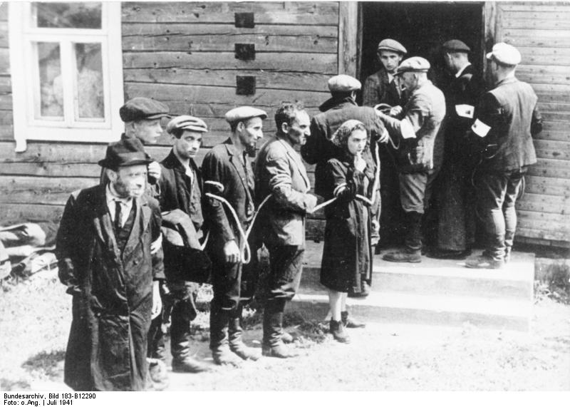Foto litauen - gefangennahme von juden