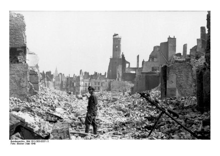 Foto ruinen von calais - frankreich