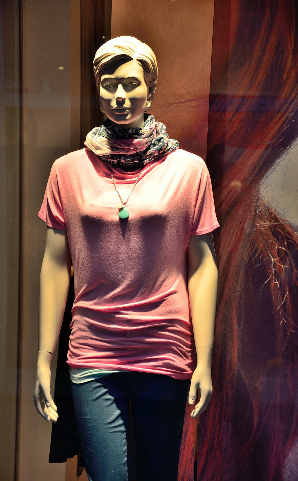 Foto schaufensterfigur