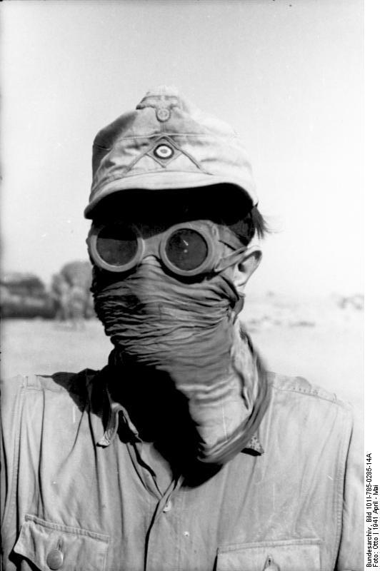 Foto soldat des nordafrikakorps