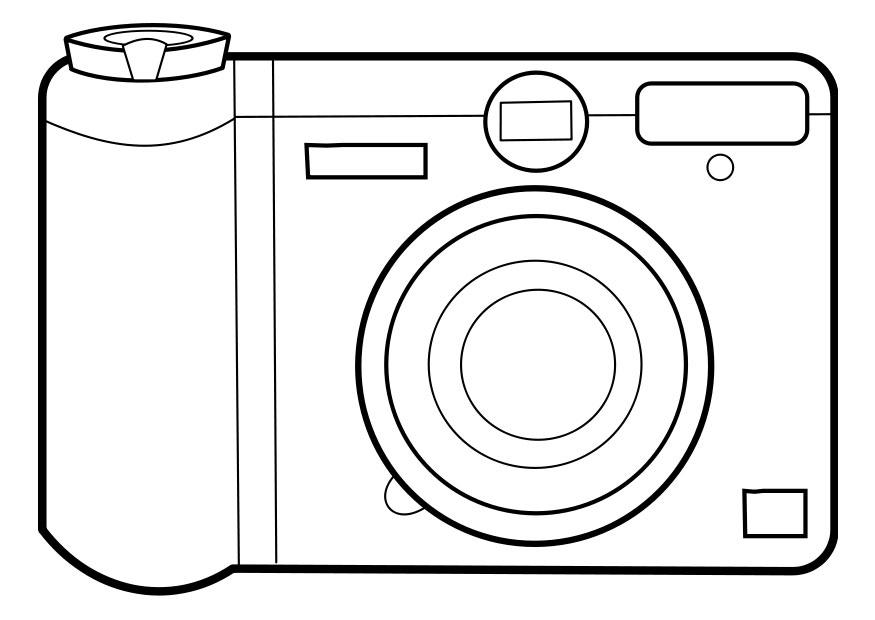 fotoapparat Malvorlage fotoapparat