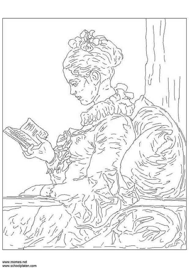 fragonard Malvorlage fragonard
