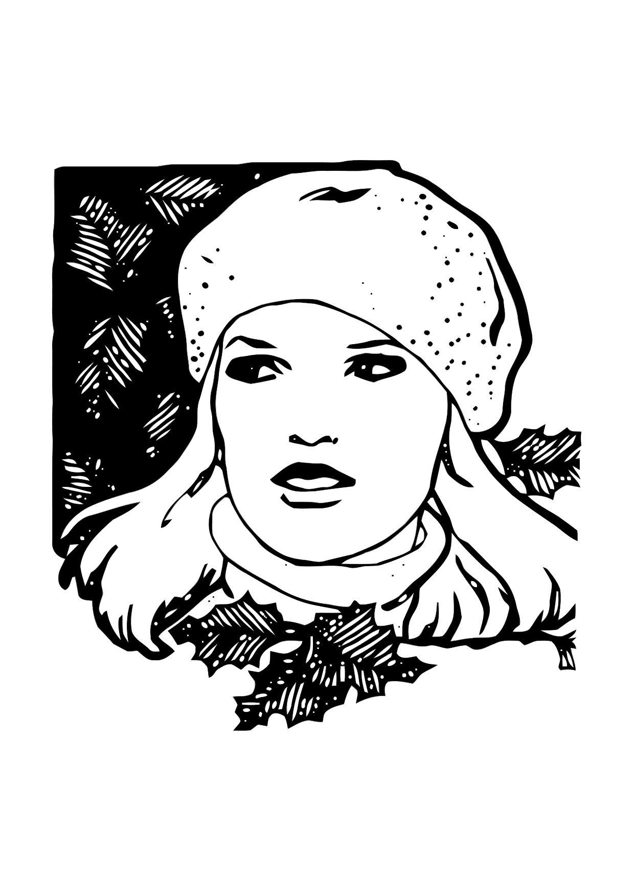 frau Malvorlage frau