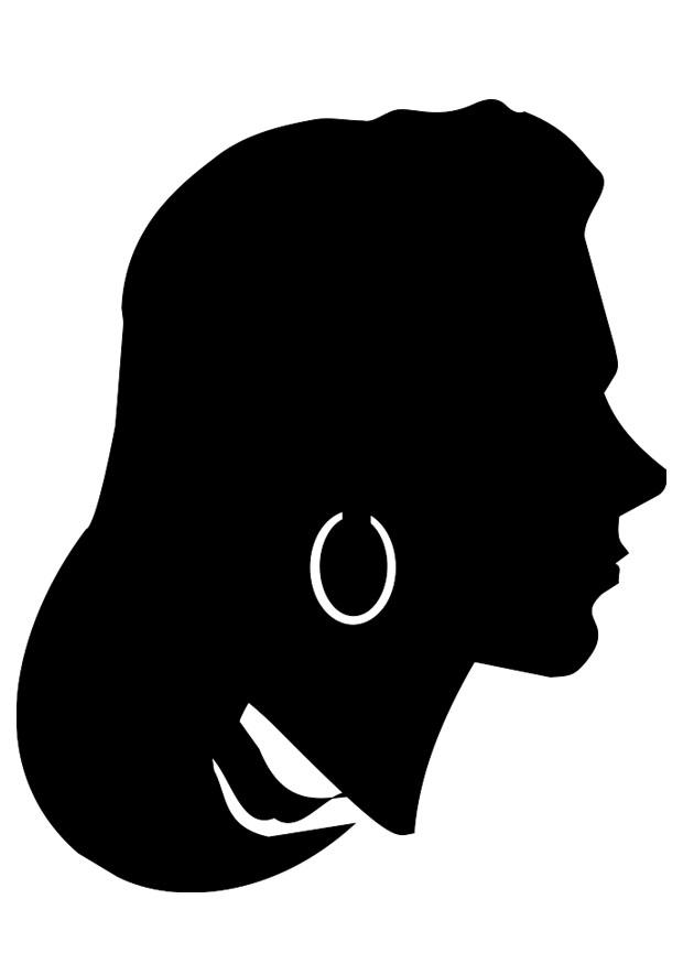 Malvorlage frau