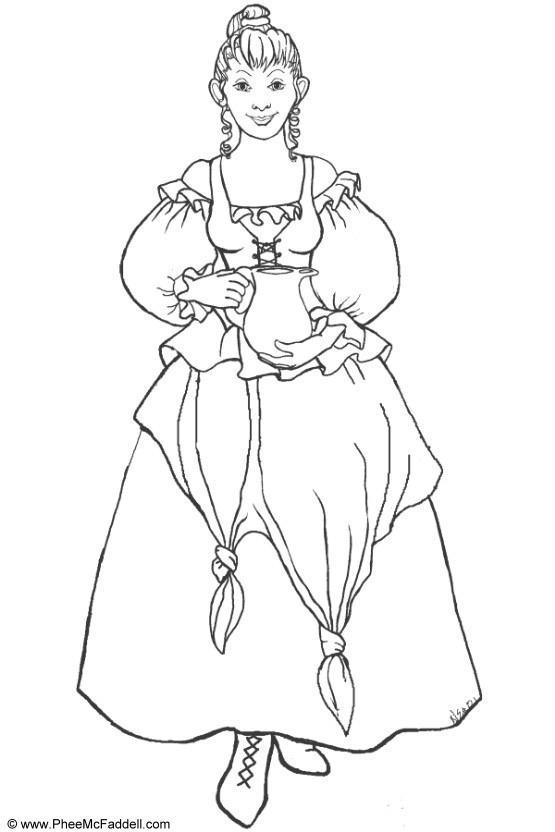 frau Malvorlage frau