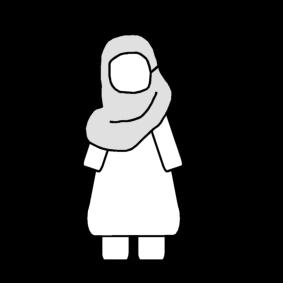frau - kopftuch Malvorlage frau - kopftuch
