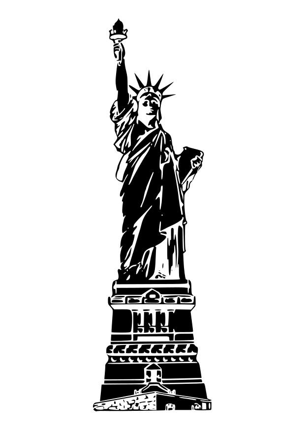 freiheitsstatue usa Malvorlage freiheitsstatue usa