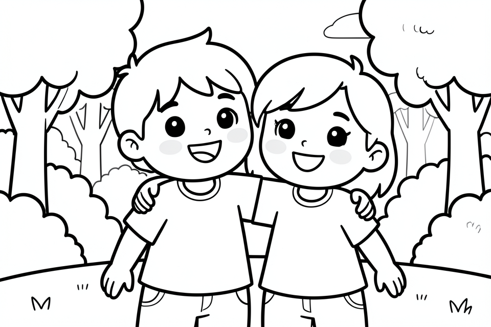 freundschaft Malvorlage freundschaft