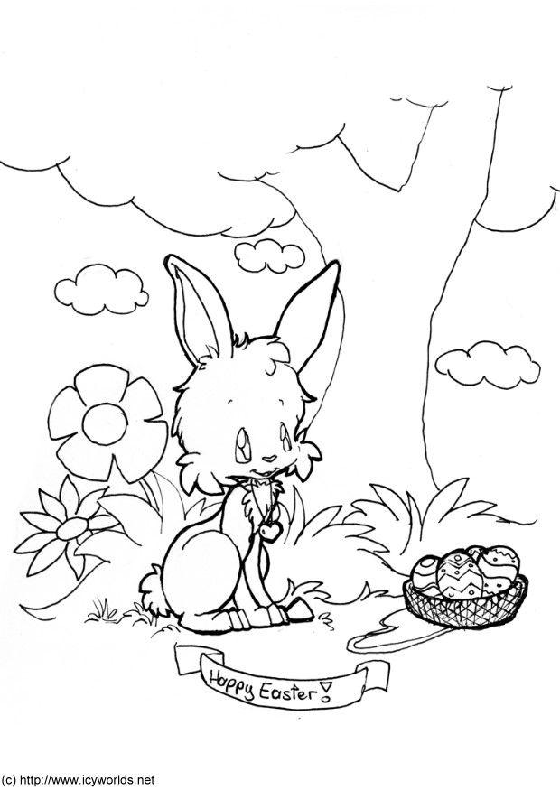 Malvorlage frohe ostern