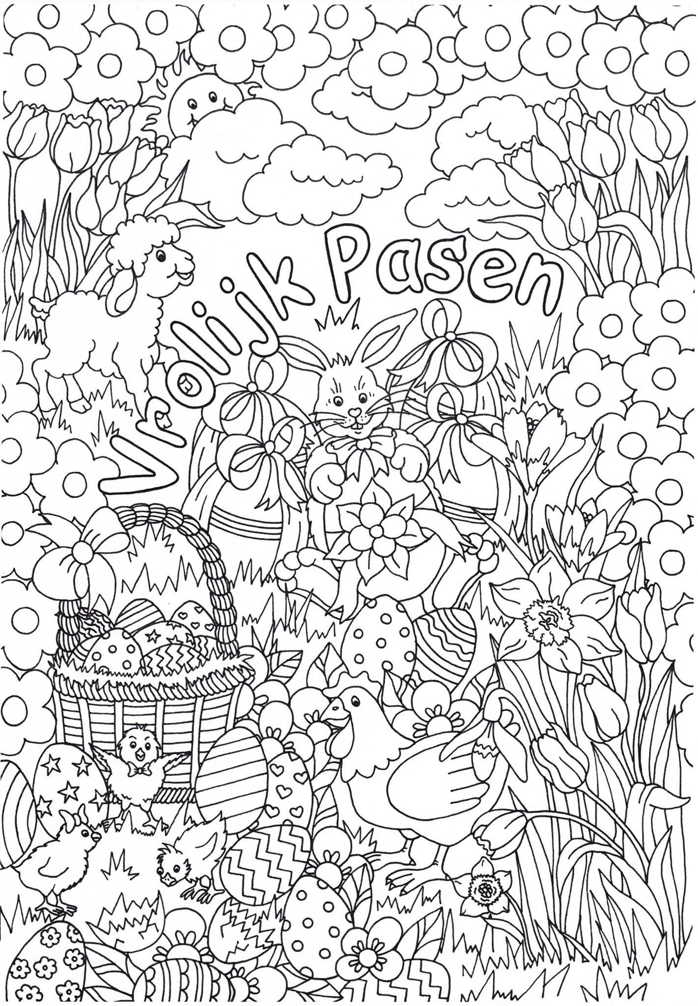 frohe ostern Malvorlage frohe ostern