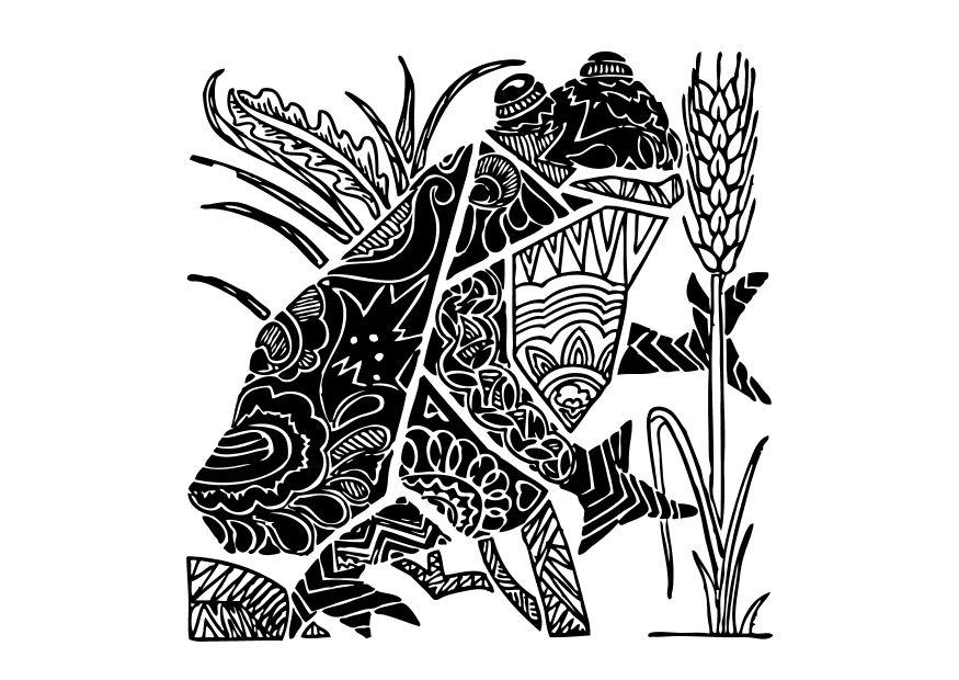 Malvorlage frosch