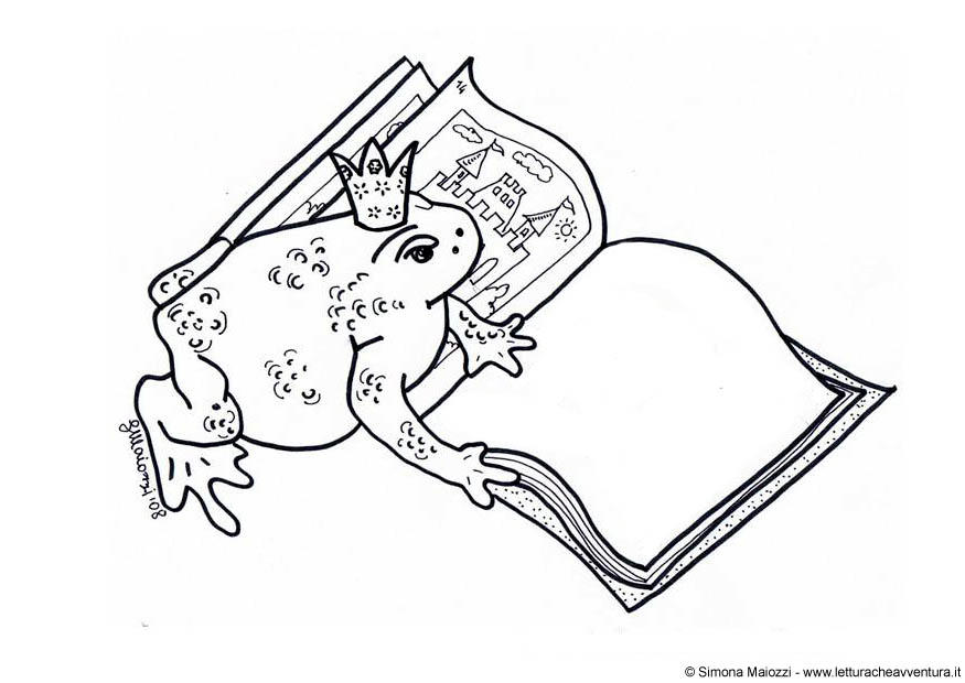 Malvorlage frosch
