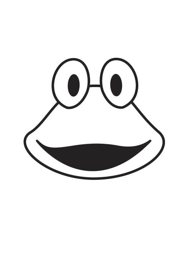 Malvorlage froschkopf