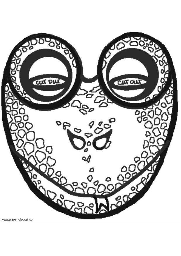 froschmaske Basteln froschmaske