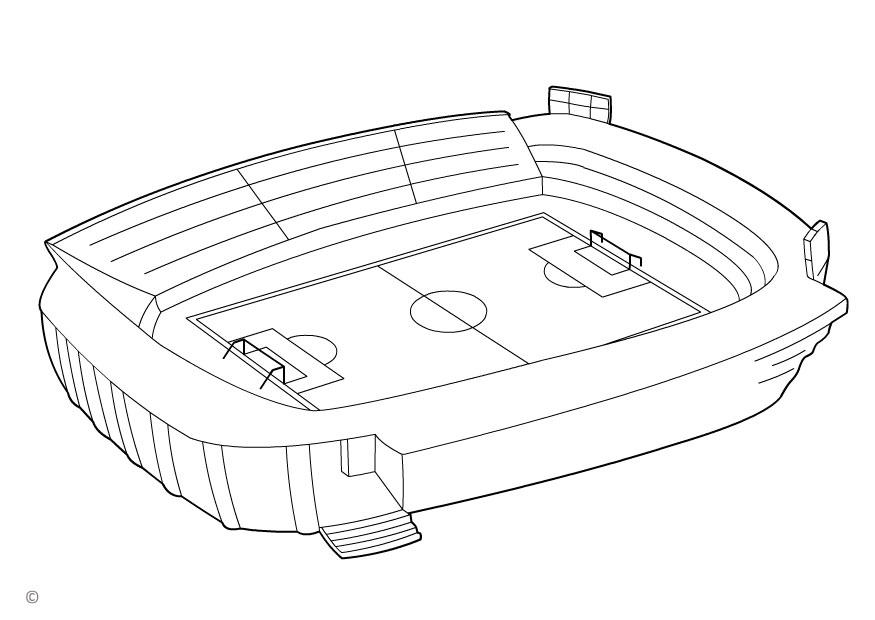 Malvorlage fusballstadion