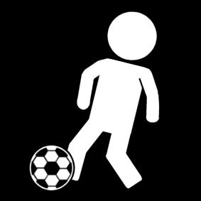 Malvorlage fussball