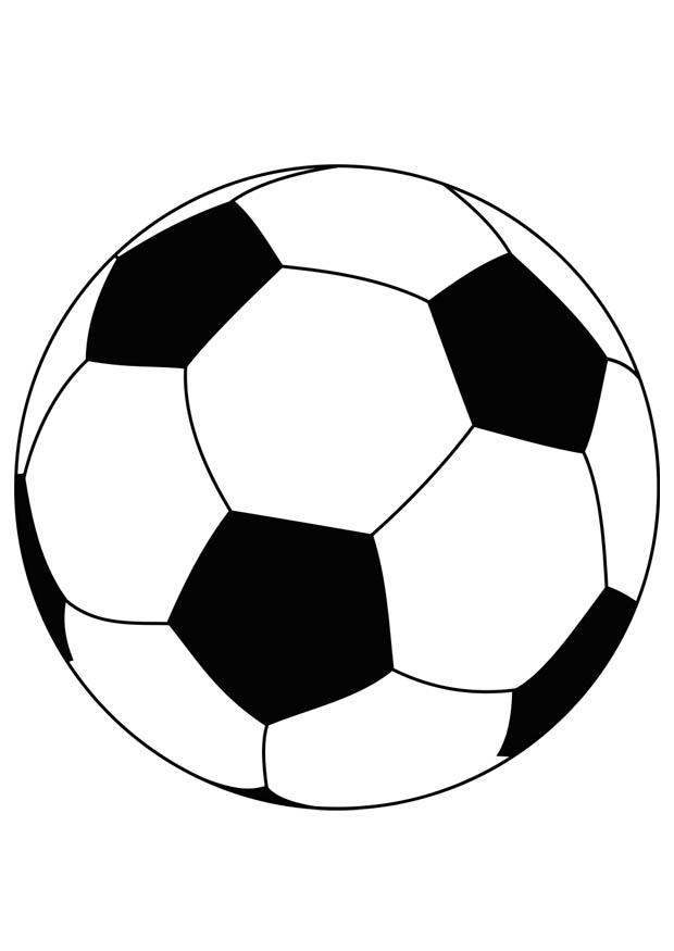 Malvorlage fussball
