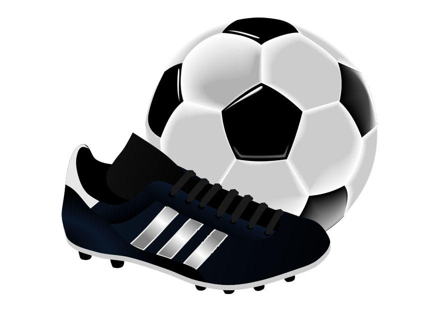 fussballschuhe und ball Bild fussballschuhe und ball