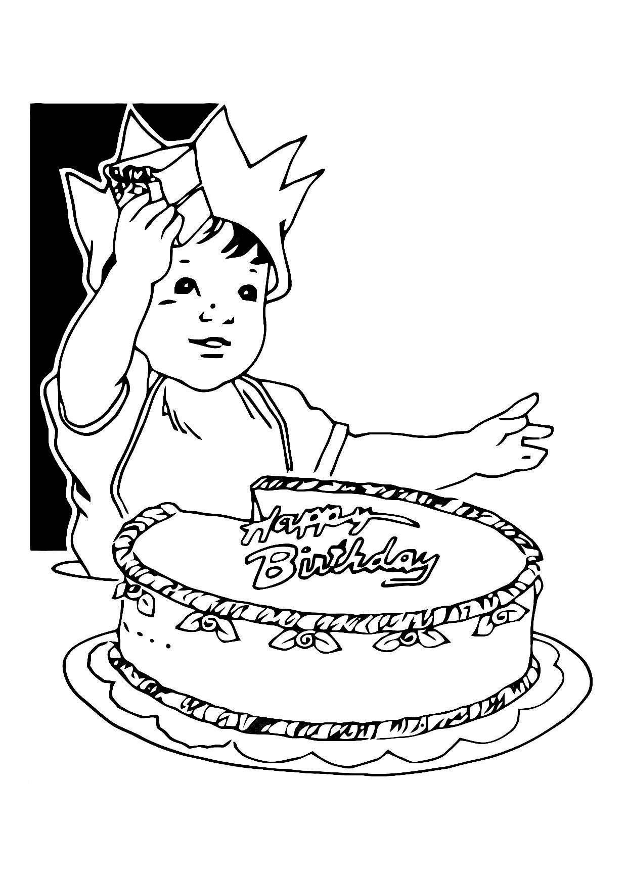 geburtstag Malvorlage geburtstag