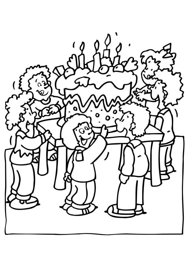 geburtstag Malvorlage geburtstag