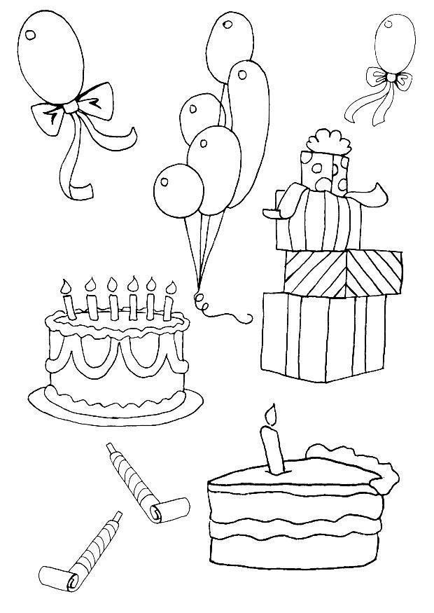 geburtstag Malvorlage geburtstag