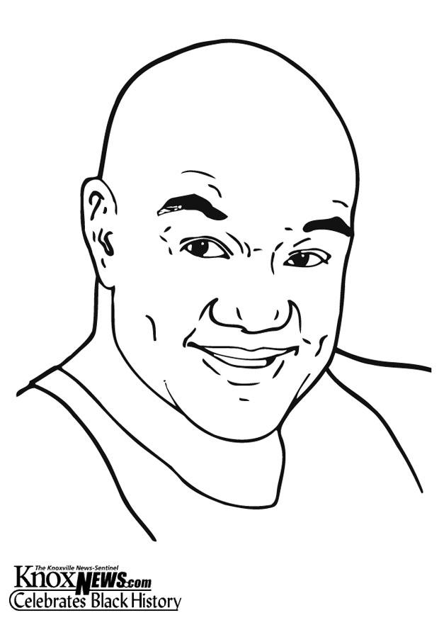 george foreman Malvorlage george foreman