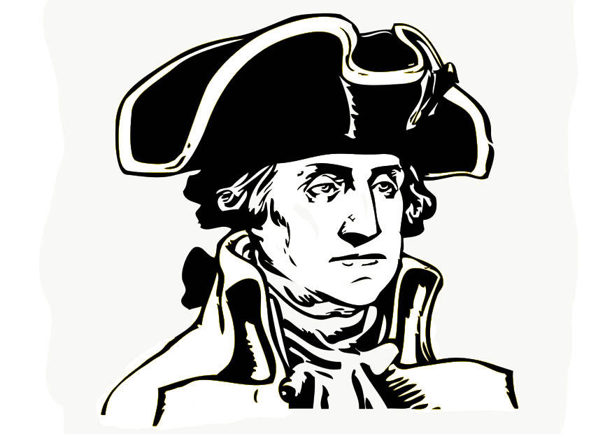 george washington Malvorlage george washington