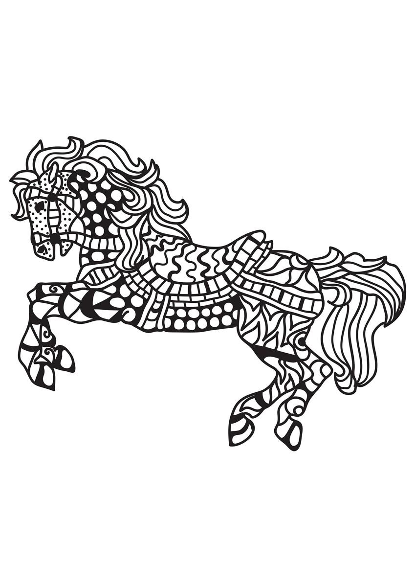 gesatteltes pferd Malvorlage gesatteltes pferd