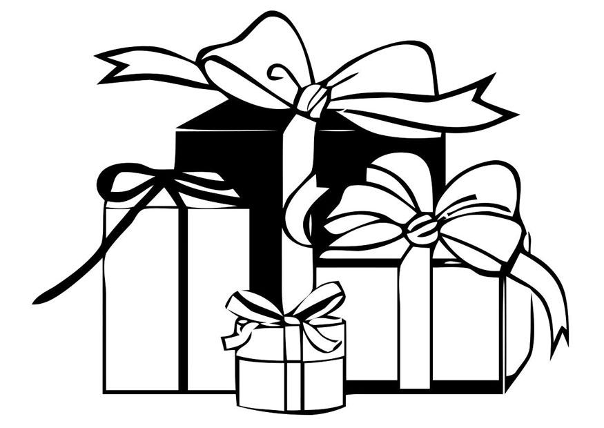 geschenke Malvorlage geschenke