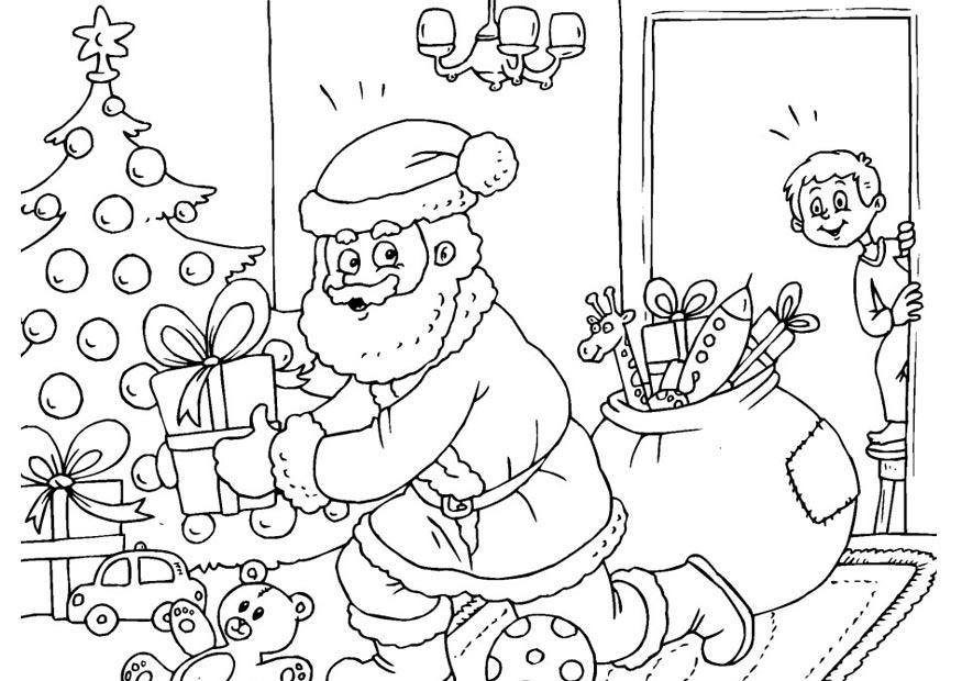 geschenke unter dem weihnachtsbaum Malvorlage geschenke unter dem weihnachtsbaum