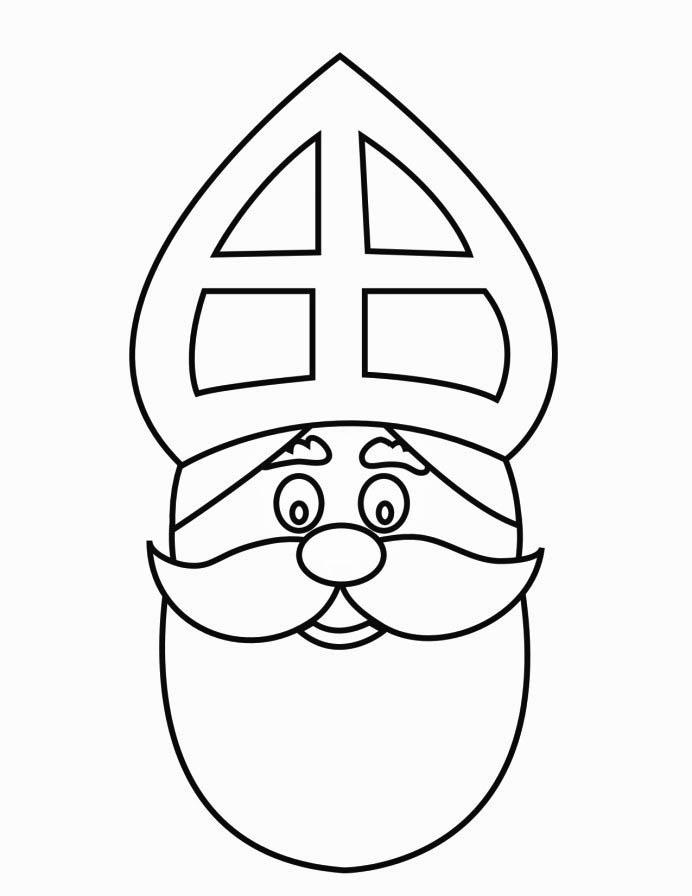 gesicht vom nikolaus Malvorlage gesicht vom nikolaus